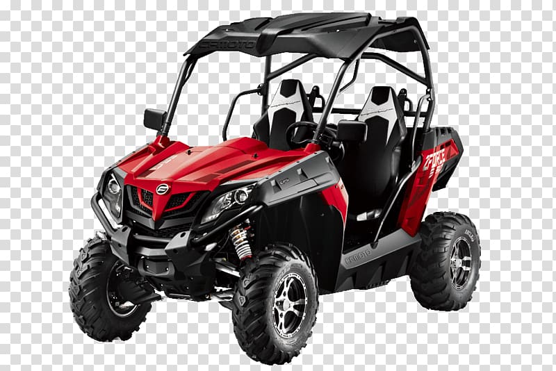 Side by Side All-terrain vehicle Motorcycle Zhejiang CF Moto Power Co Four-wheel drive, atv transparent background PNG clipart