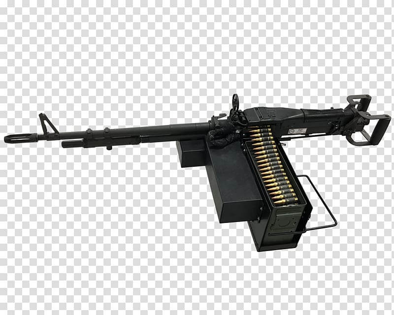 Weapon Firearm M60 machine gun , machine gun transparent background PNG clipart