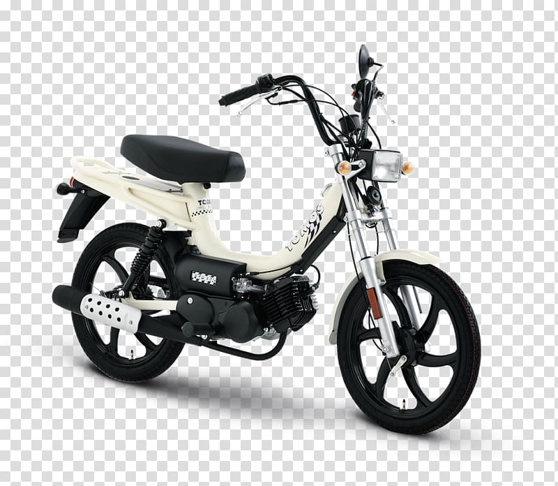 Scooter Motorcycle accessories Moped Tomos, scooter transparent background PNG clipart