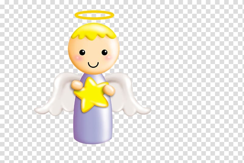 Christmas Animation Illustration, HD cartoon Christmas angel Free matting material transparent background PNG clipart