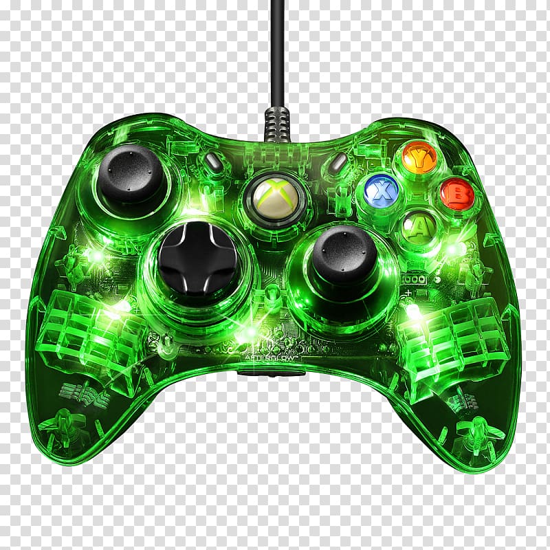 Xbox 360 controller Xbox One controller Wii Game Controllers, XBOX360 transparent background PNG clipart