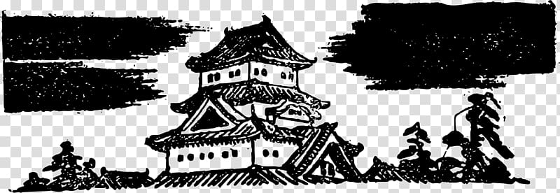 Japanese castle, Japan castle transparent background PNG clipart