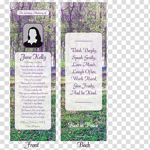 Union Wood Bookmark Exactly as You Wish Headstone, Card Customisable transparent background PNG clipart