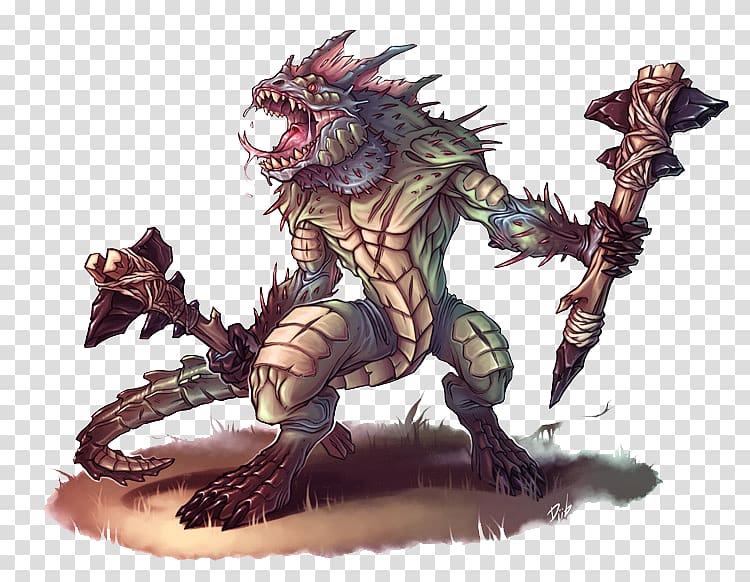 Dungeons & Dragons Pathfinder Roleplaying Game Reptilians Lizard Man of Scape Ore Swamp, biological medicine advertisement transparent background PNG clipart