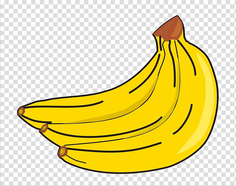 Banana Auglis Cartoon, Cartoon banana transparent background PNG clipart