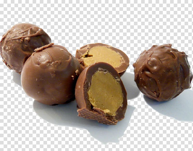 Chocolate truffle Bourbon ball Chocolate balls Banoffee pie Chocolate-coated peanut, chocolate transparent background PNG clipart