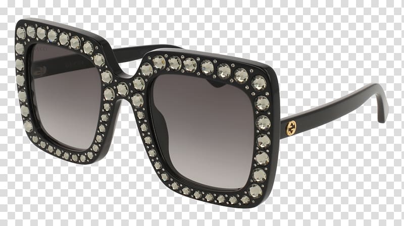 Sunglasses Eyewear Gucci Goggles, luxury frame transparent background PNG clipart