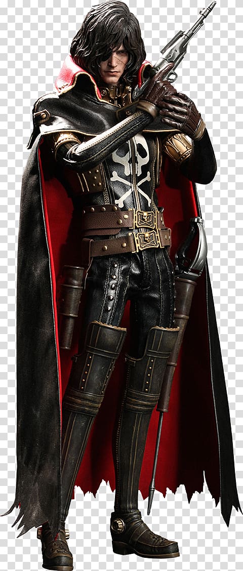 Phantom F. Harlock II Space Pirate Captain Harlock Action & Toy Figures Sideshow Collectibles 1:6 scale modeling, Captain Pirate transparent background PNG clipart
