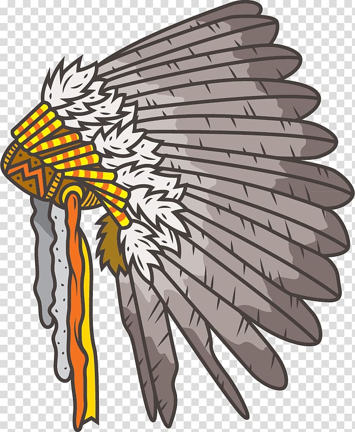 Indigenous peoples of the Americas Feather, Indian feather material transparent background PNG clipart