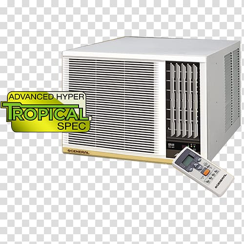 Window Air conditioning General Airconditioners Ton of refrigeration, window transparent background PNG clipart