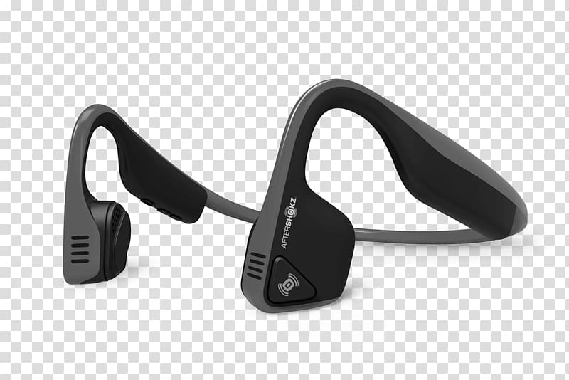 AfterShokz Trekz Titanium Headphones Bone conduction Slate gray Grey, headphones transparent background PNG clipart