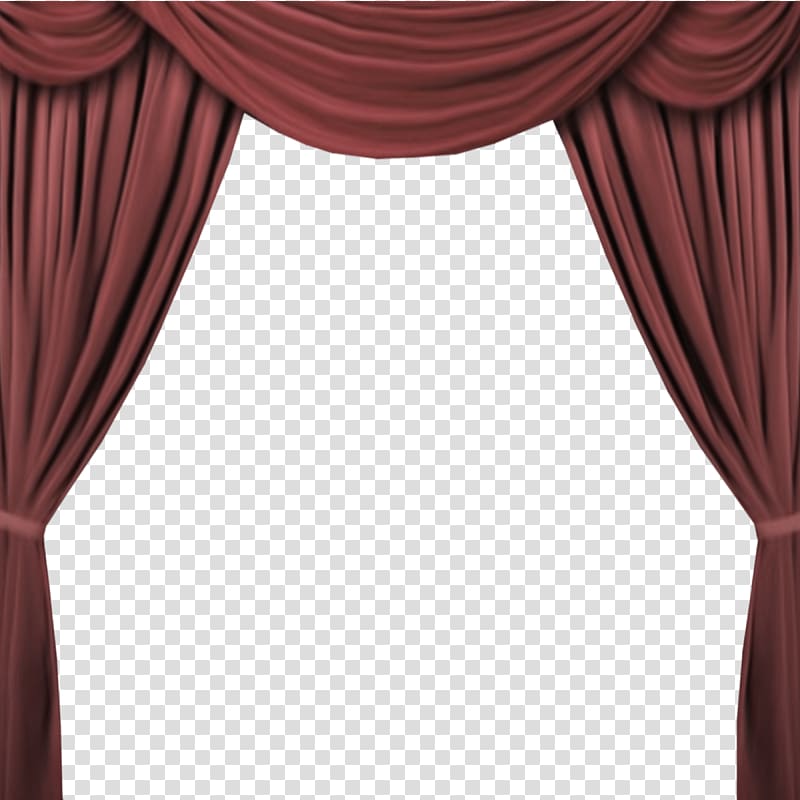 Window treatment Theater drapes and stage curtains Window blind, Curtains transparent background PNG clipart