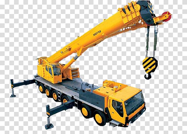 Mobile crane RADHA CRANES Heavy Machinery Service, crane transparent background PNG clipart
