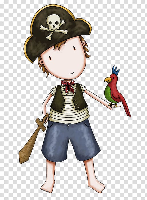 Piracy Public domain , pirate parrot transparent background PNG clipart