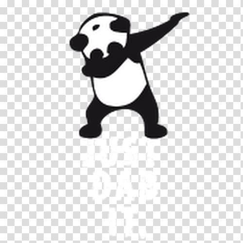 T-shirt Giant panda Touchdown Dab American football, T-shirt transparent background PNG clipart