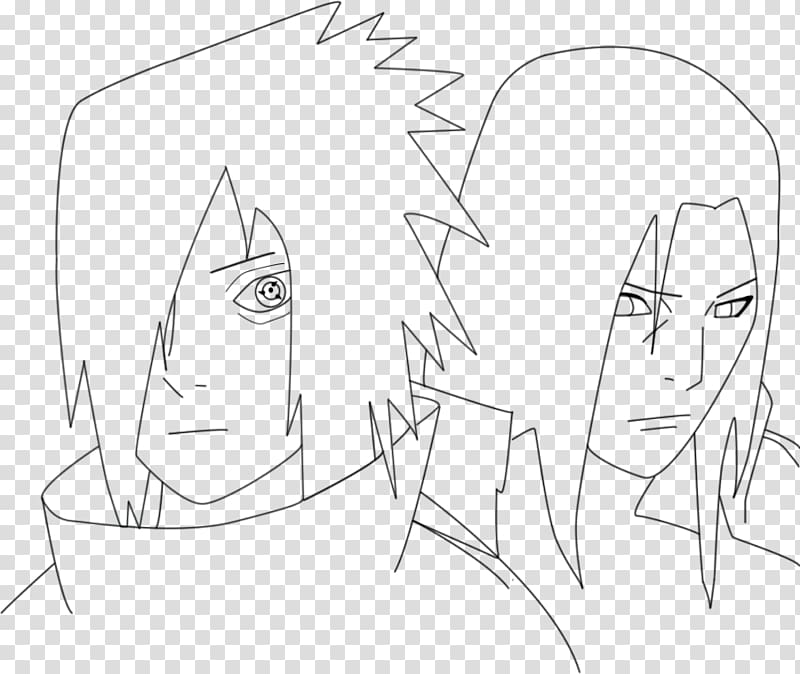 madara vs hashirama drawing