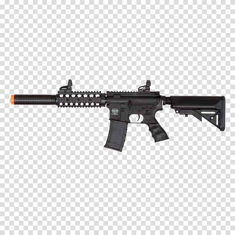 Airsoft Guns M4 carbine Firearm Rifle, weapon transparent background PNG clipart
