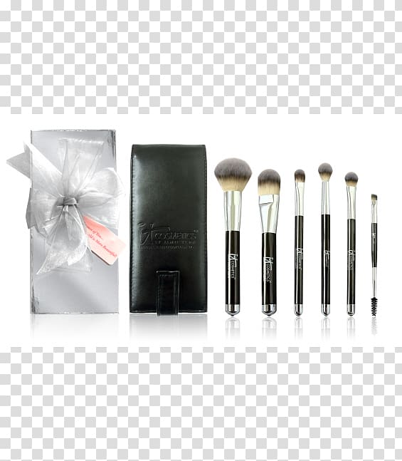 Makeup brush It Cosmetics Heavenly Luxe Complexion Perfection Brush #7 Foundation, cosmetic train transparent background PNG clipart