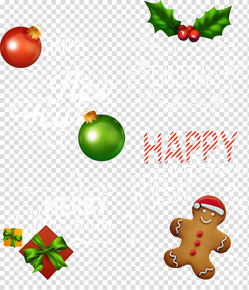 Christmas tree Christmas lights , Cartoon Christmas bear with transparent background PNG clipart