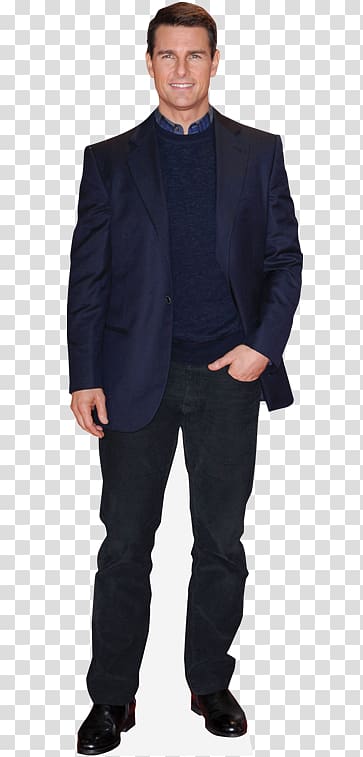 Double-breasted Suit Navy blue Single-breasted Made to measure, Tom Cruise transparent background PNG clipart