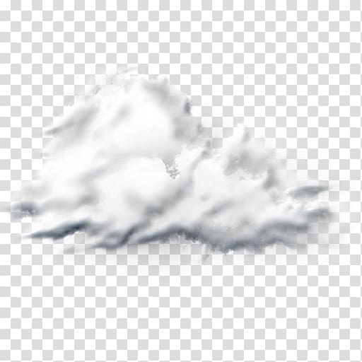white cloud illustration, black and white sky cloud, Cloudy transparent background PNG clipart