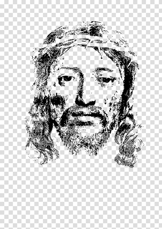 Holy Face of Jesus Christianity Religion Bible, Jesus transparent background PNG clipart