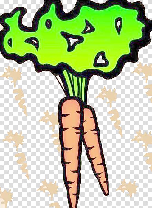 Cartoon Vegetable Illustration, carrot transparent background PNG clipart