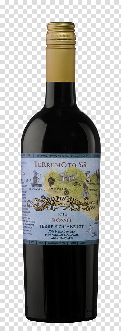 Liqueur Nero d\'Avola Wine Frappato, rich yield transparent background PNG clipart