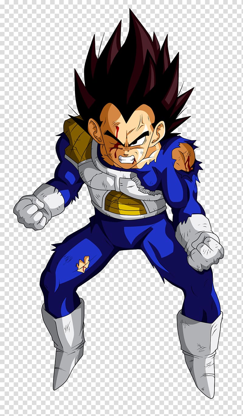 Goku SSJ Namek Damaged transparent background PNG clipart