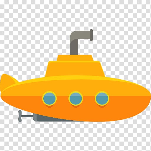 orange and gray submarine , Submarine Icon transparent background PNG clipart