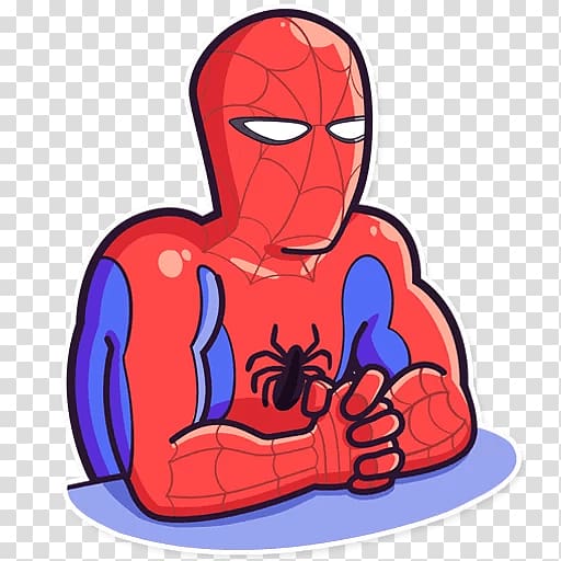 Sticker Telegram Spider-Man , spider-man transparent background PNG clipart