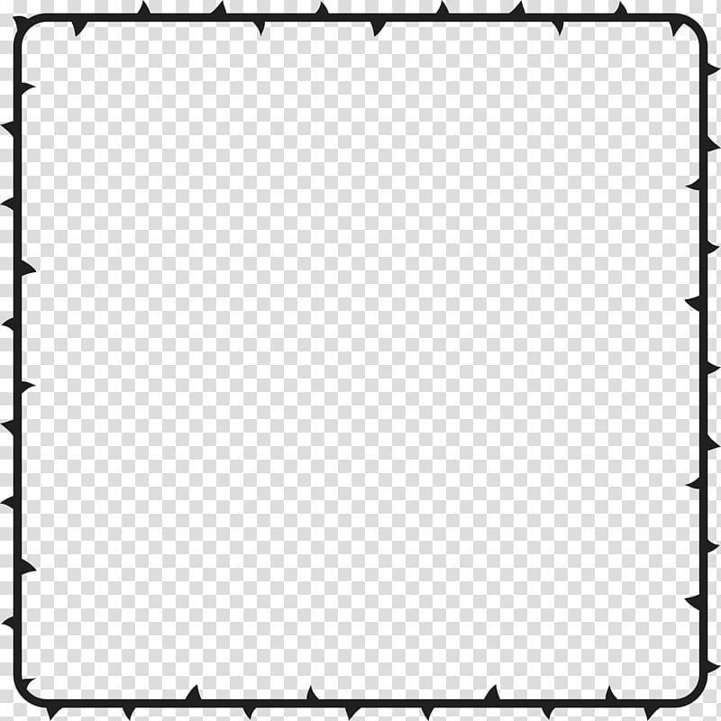 Square , thorns transparent background PNG clipart