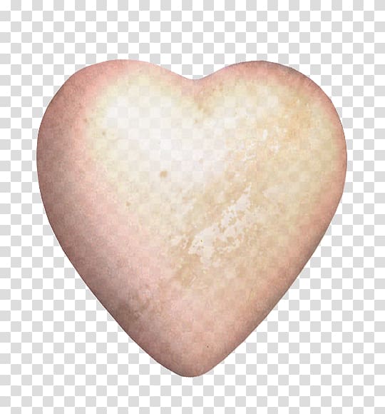 Heart Icon, Hand drawn heart-shaped stone decoration transparent background PNG clipart