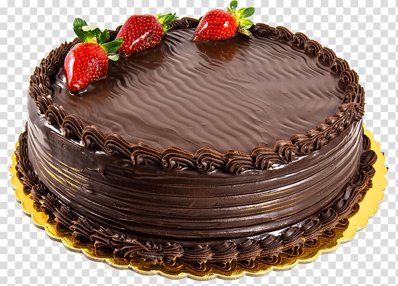 Chocolate Melted Strawberry Cake PNG - illustration - Clipart Cake PNG