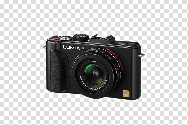 Panasonic Lumix DMC-LX3 Point-and-shoot camera, Camera transparent background PNG clipart