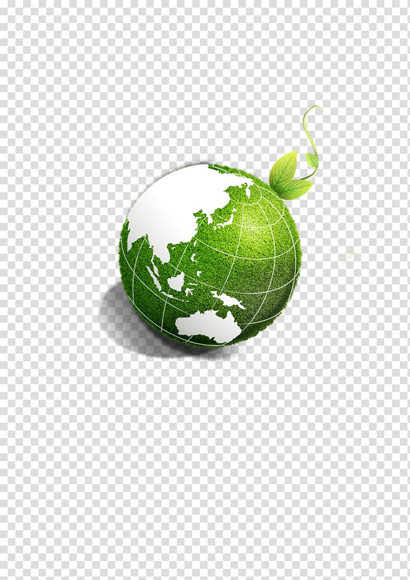 Euclidean Computer file, Green Earth transparent background PNG clipart