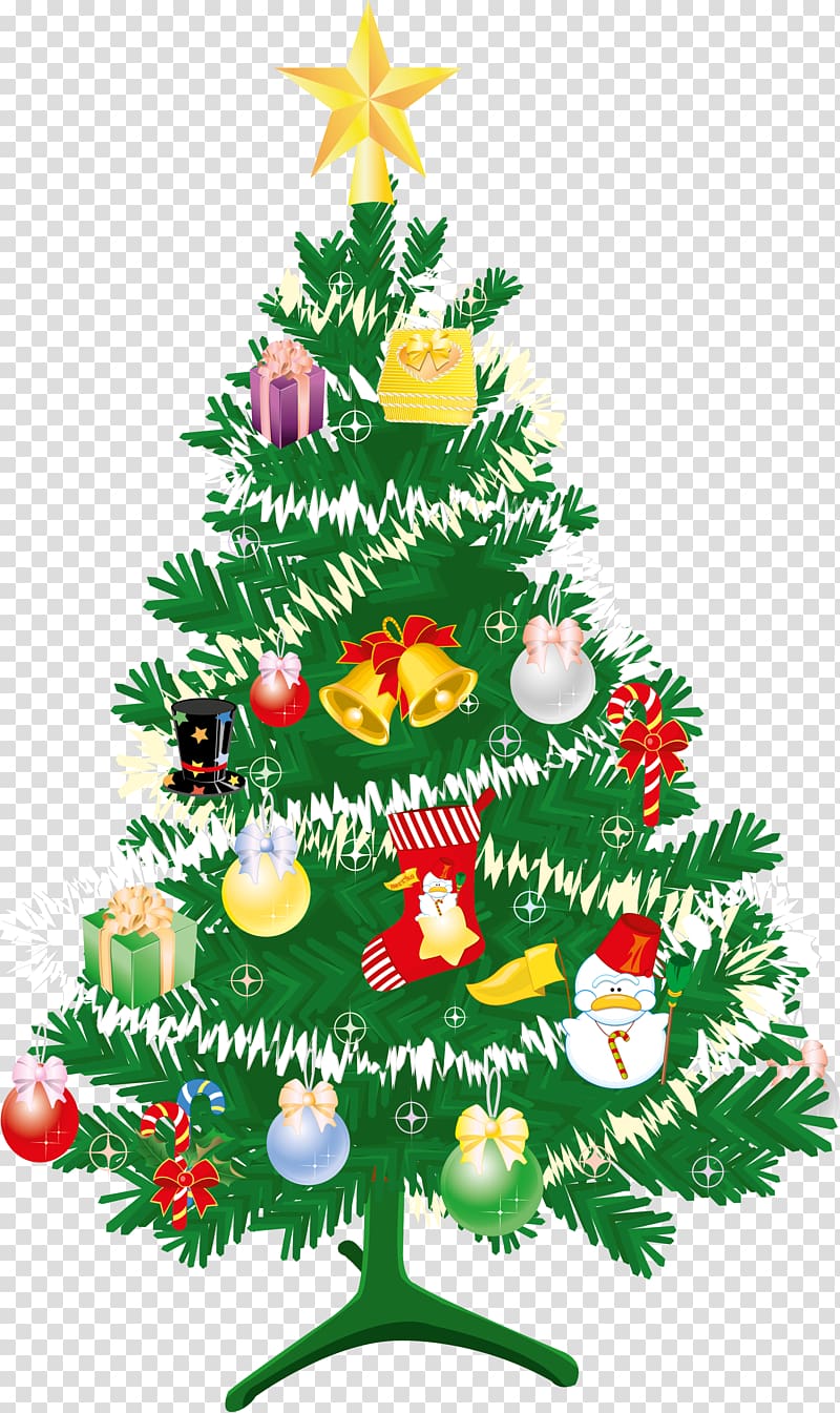 Christmas tree Gift Animation, christmas tree transparent background ...
