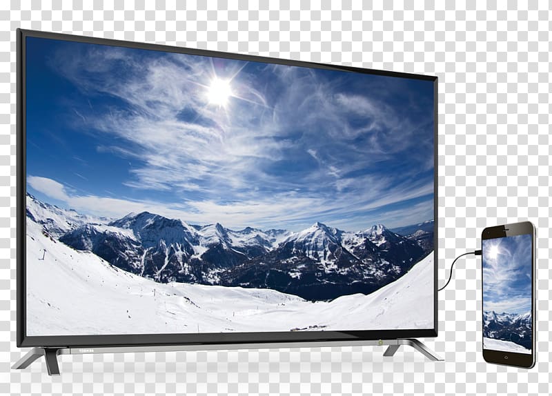 4K resolution LED-backlit LCD Ultra-high-definition television Television show, tivi transparent background PNG clipart