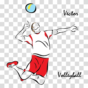Volley ball player Vectors & Illustrations for Free Download