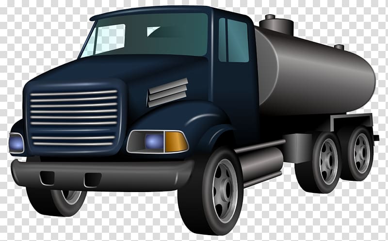 Tank truck Semi-trailer truck , Gas Pump Clip transparent background PNG clipart