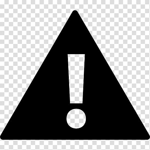 Exclamation mark Warning sign Interjection, triangle transparent background PNG clipart