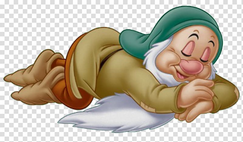 Seven Dwarfs Sneezy Dopey Bashful Grumpy, sleepy transparent background PNG clipart