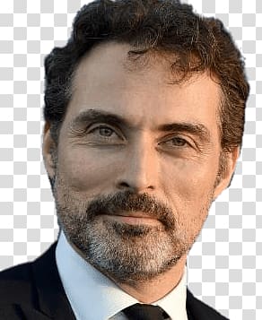 man in black formal suit jacket, Rufus Sewell Beard transparent background PNG clipart