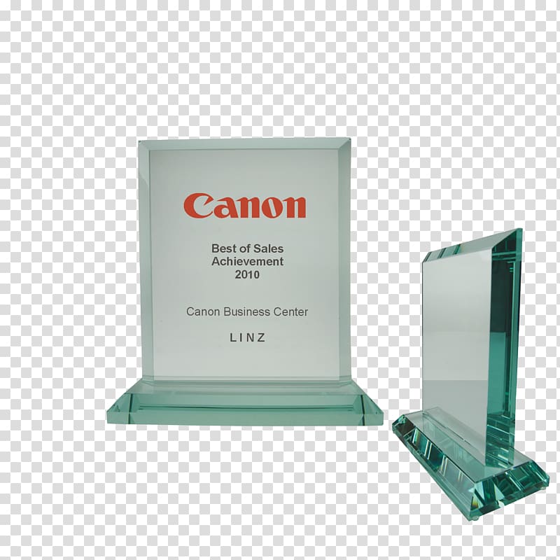 Lead glass Trophy Award, glass transparent background PNG clipart