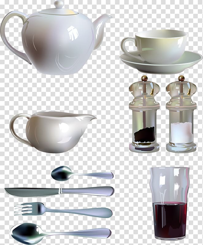 Dish Tableware , Attractive ceramic mug transparent background PNG clipart