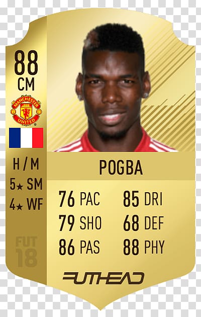 Isco FIFA 18 FIFA 16 2018 World Cup Premier League, Pogba 2018 transparent background PNG clipart
