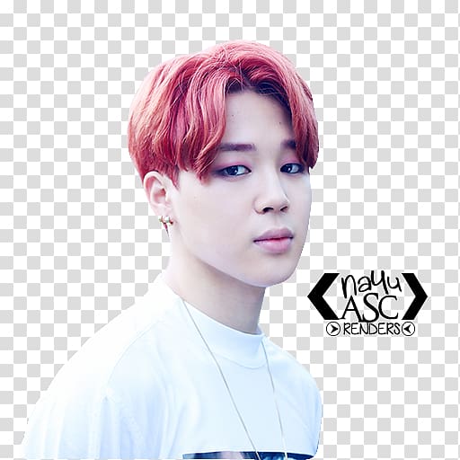 BTS Dope Red hair, jimin transparent background PNG clipart