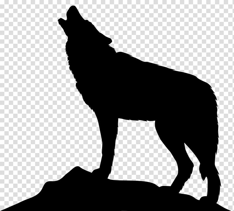 Dog Arctic wolf Icon , Howling Wolf Silhouette transparent background PNG clipart