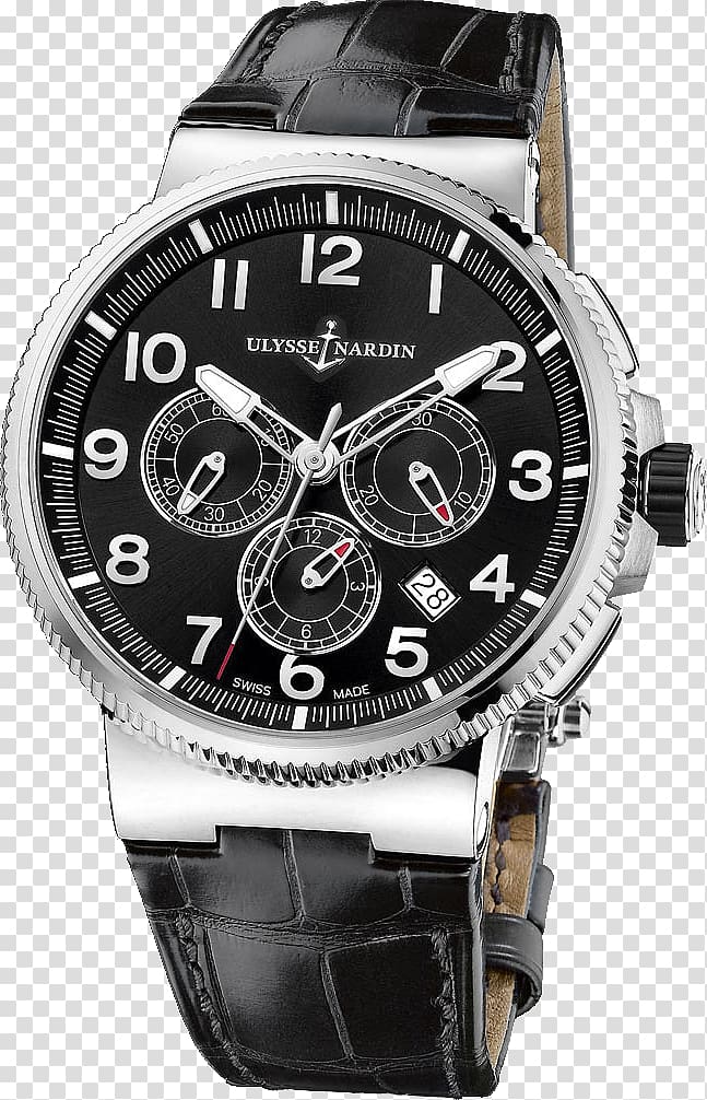 Ulysse Nardin Marine chronometer Chronometer watch Chronograph, belt winding ring transparent background PNG clipart