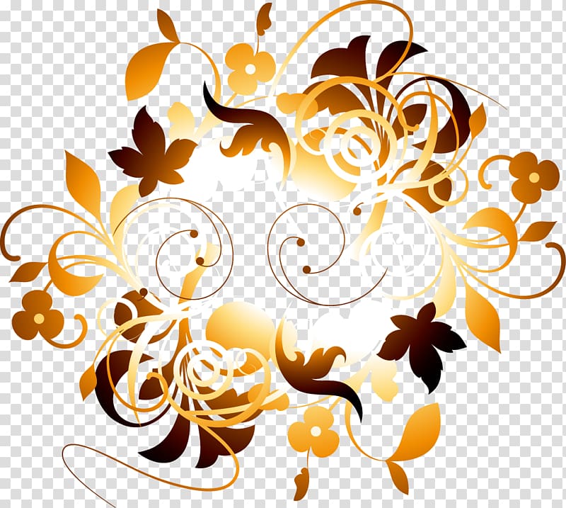 Blumen Samanyolu Flower Orange, Orange flower decoration Shading transparent background PNG clipart